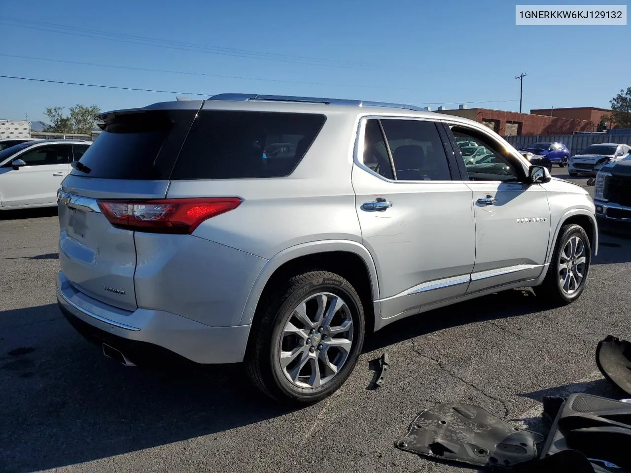 2019 Chevrolet Traverse Premier VIN: 1GNERKKW6KJ129132 Lot: 73509354