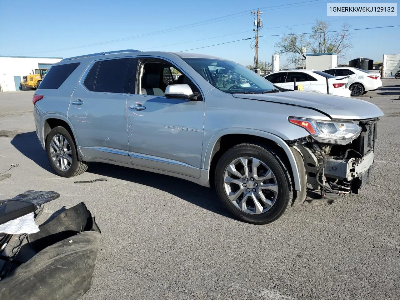 2019 Chevrolet Traverse Premier VIN: 1GNERKKW6KJ129132 Lot: 73509354