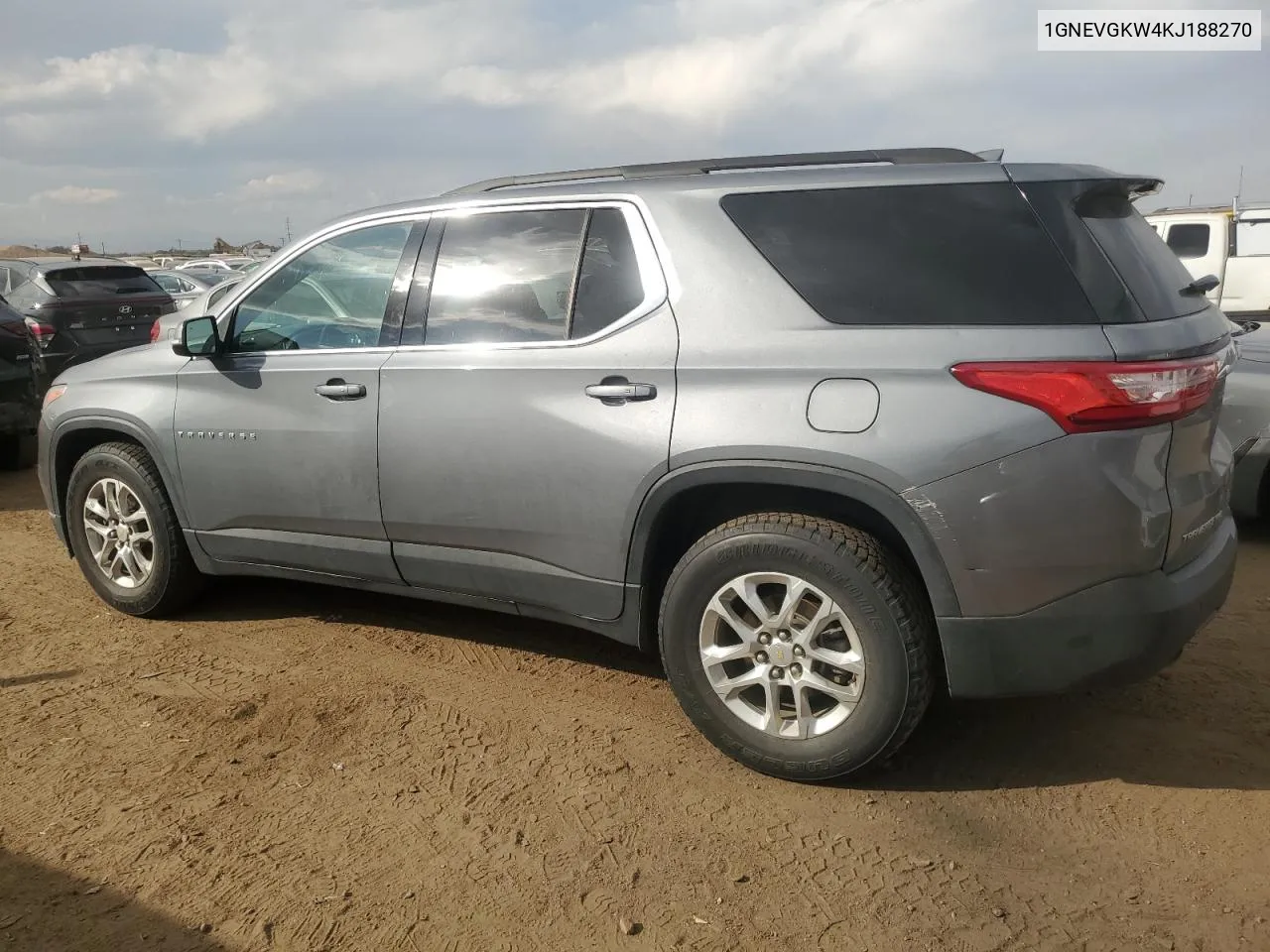 2019 Chevrolet Traverse Lt VIN: 1GNEVGKW4KJ188270 Lot: 73861284