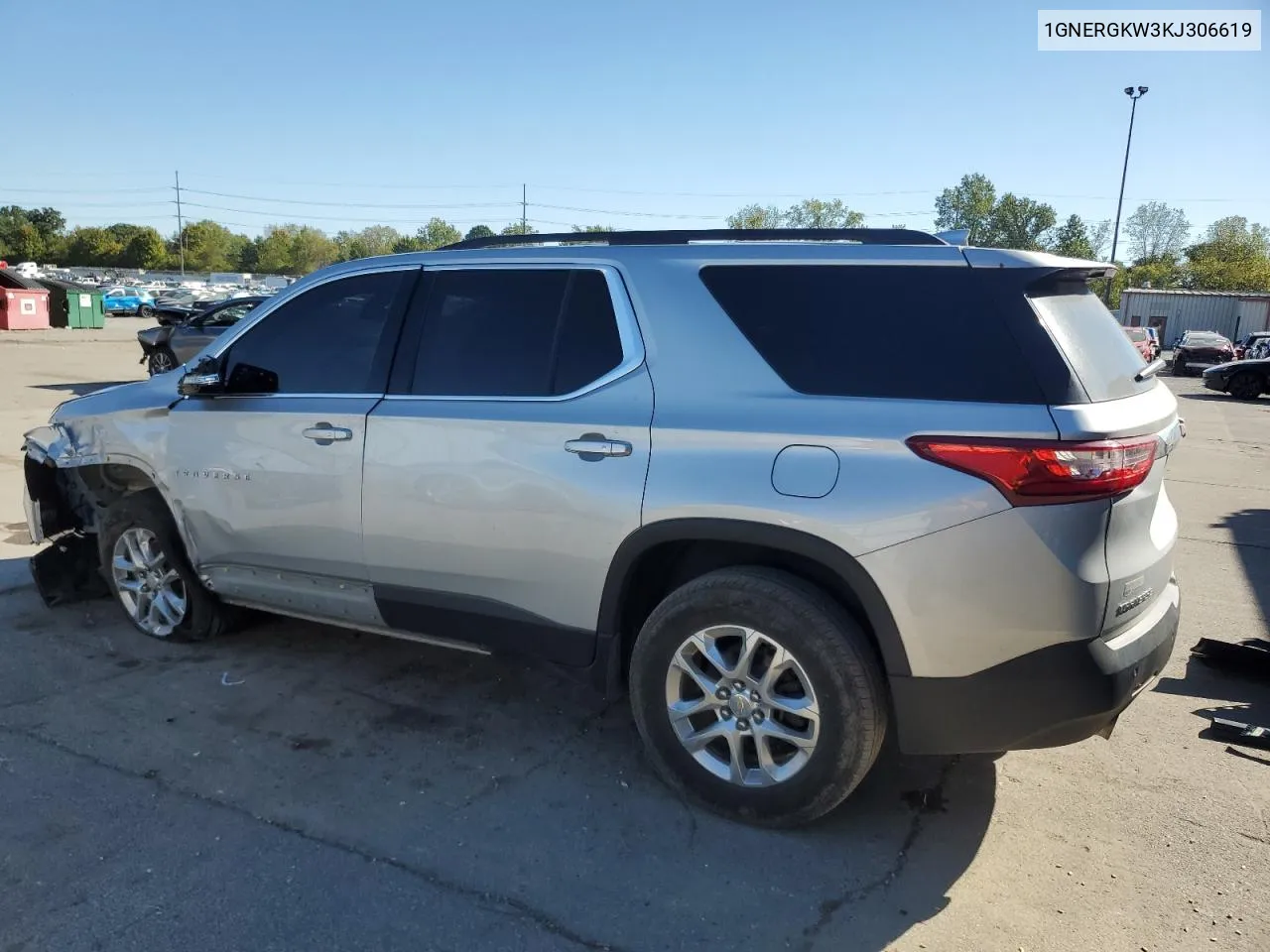 2019 Chevrolet Traverse Lt VIN: 1GNERGKW3KJ306619 Lot: 74258184