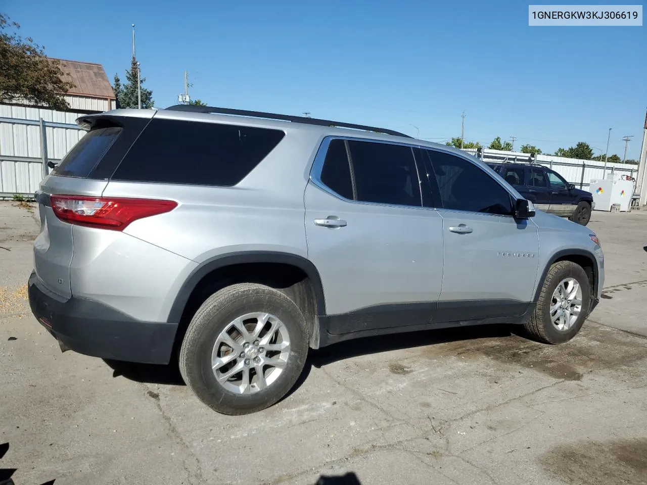 2019 Chevrolet Traverse Lt VIN: 1GNERGKW3KJ306619 Lot: 74258184