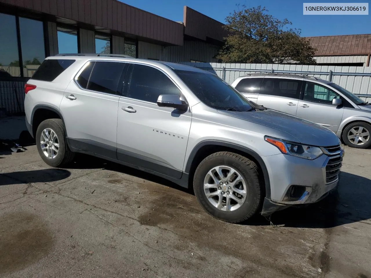 2019 Chevrolet Traverse Lt VIN: 1GNERGKW3KJ306619 Lot: 74258184