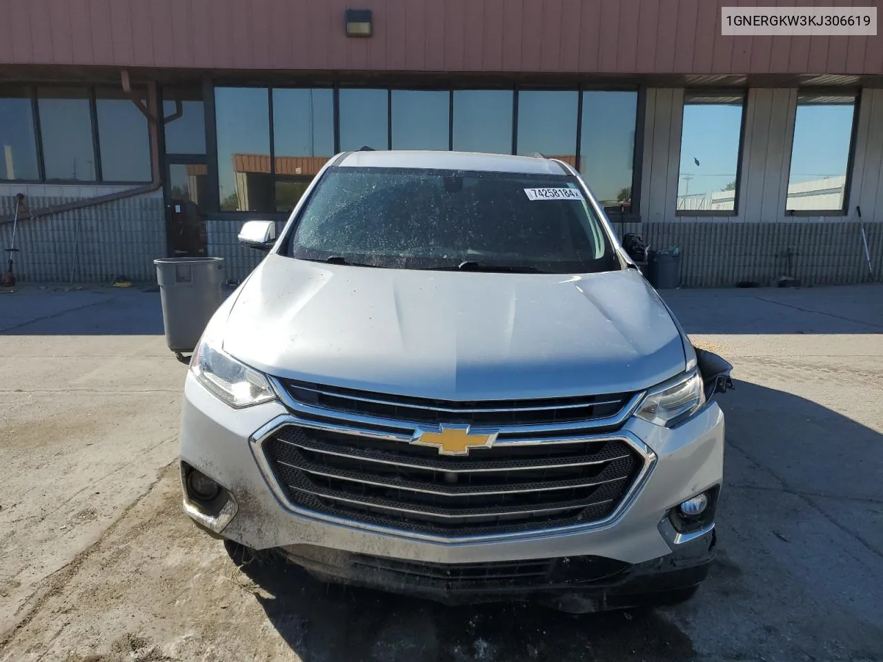 2019 Chevrolet Traverse Lt VIN: 1GNERGKW3KJ306619 Lot: 74258184