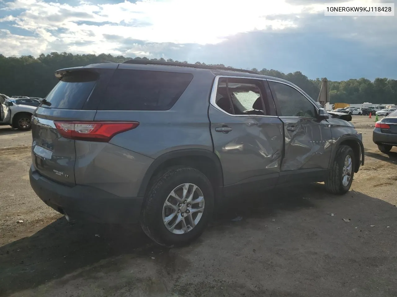 2019 Chevrolet Traverse Lt VIN: 1GNERGKW9KJ118428 Lot: 74433164