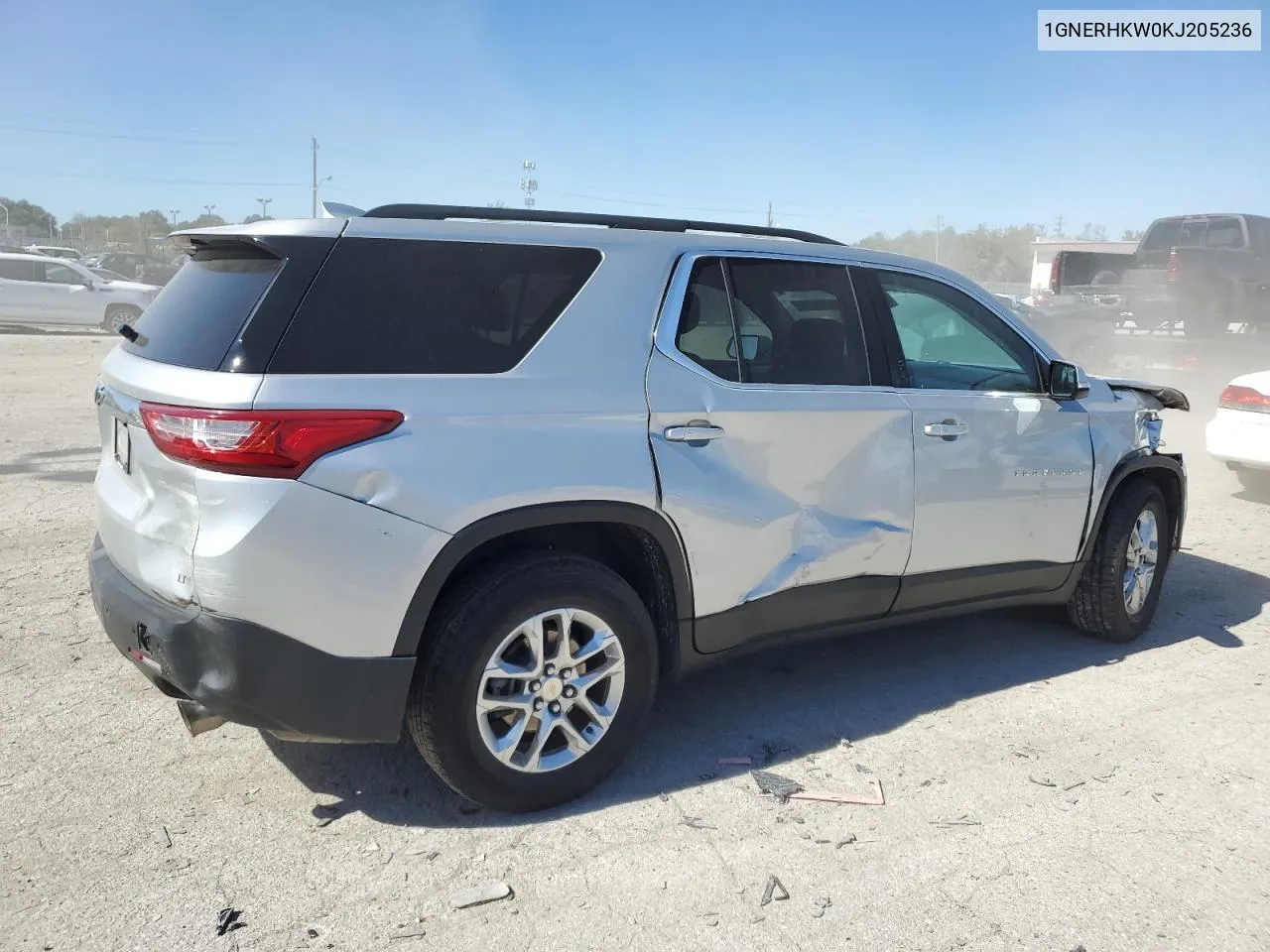 2019 Chevrolet Traverse Lt VIN: 1GNERHKW0KJ205236 Lot: 74526464