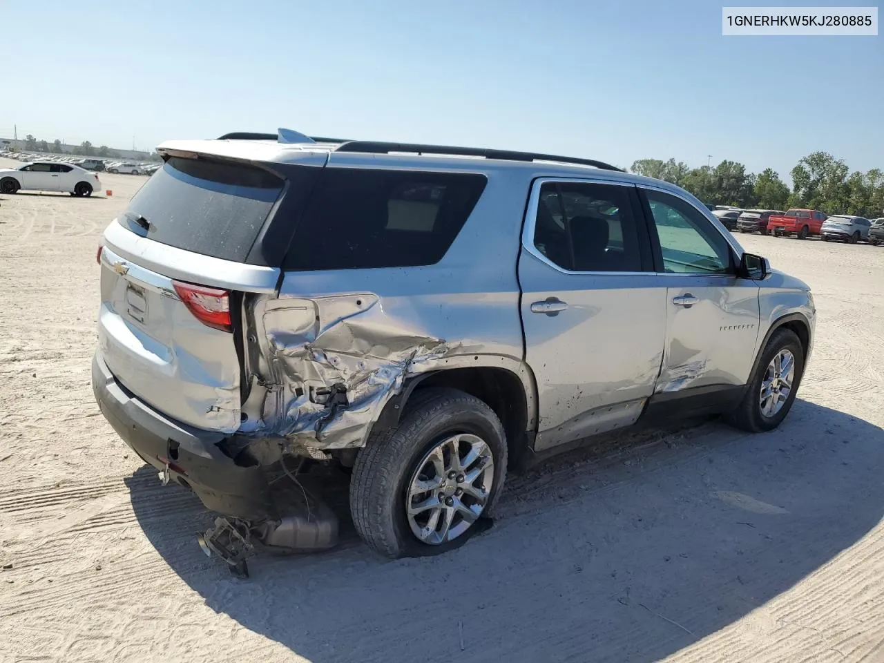 2019 Chevrolet Traverse Lt VIN: 1GNERHKW5KJ280885 Lot: 74590004