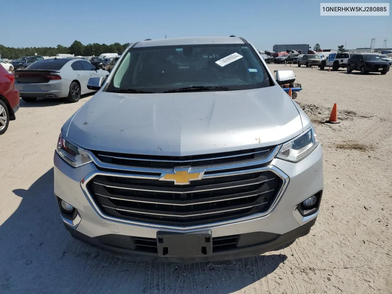 2019 Chevrolet Traverse Lt VIN: 1GNERHKW5KJ280885 Lot: 74590004