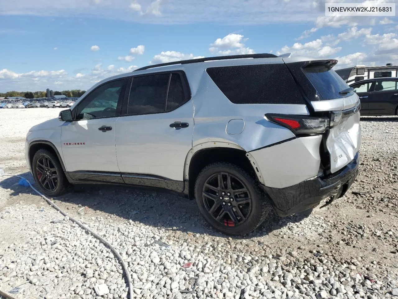 2019 Chevrolet Traverse Premier VIN: 1GNEVKKW2KJ216831 Lot: 74734194