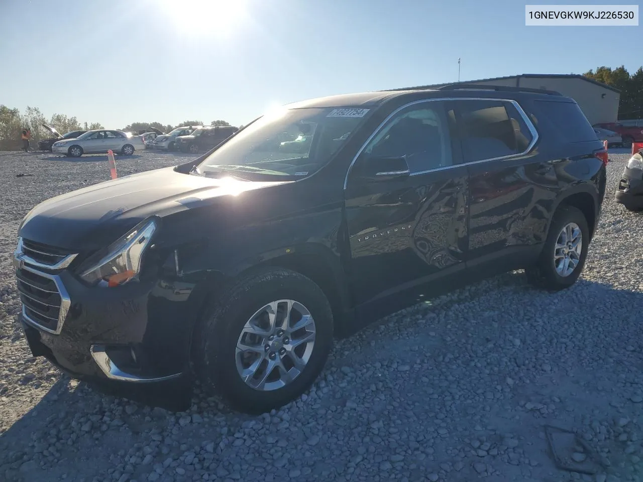 1GNEVGKW9KJ226530 2019 Chevrolet Traverse Lt