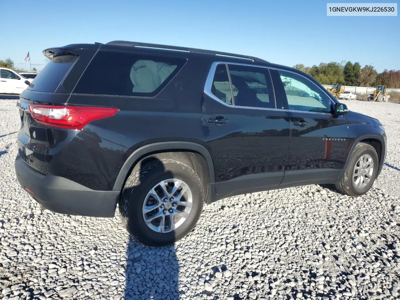 1GNEVGKW9KJ226530 2019 Chevrolet Traverse Lt