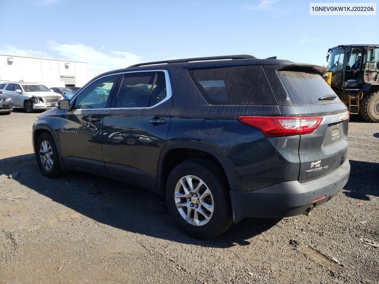 2019 Chevrolet Traverse Lt VIN: 1GNEVGKW1KJ202206 Lot: 74959424