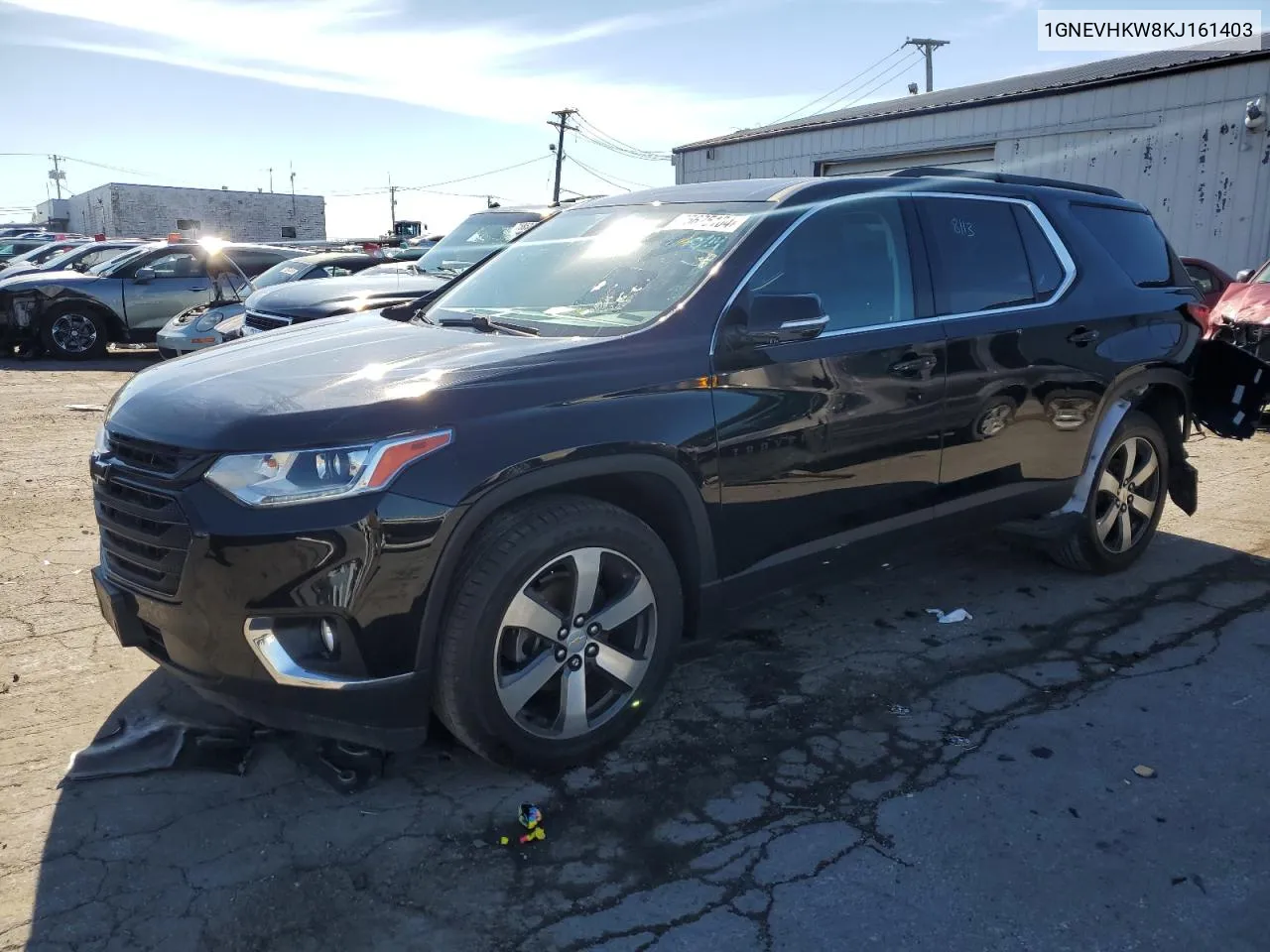 2019 Chevrolet Traverse Lt VIN: 1GNEVHKW8KJ161403 Lot: 75675104