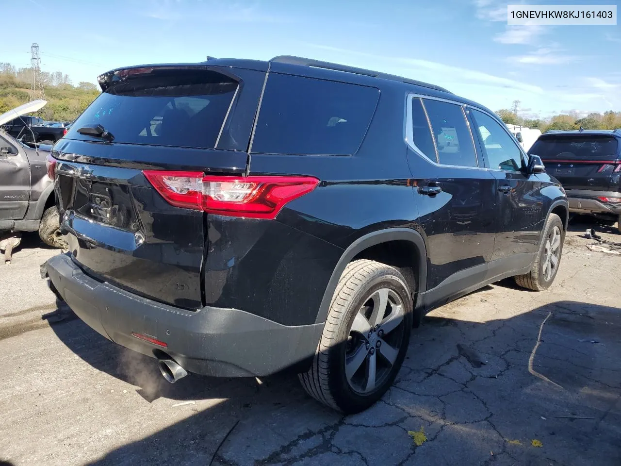 2019 Chevrolet Traverse Lt VIN: 1GNEVHKW8KJ161403 Lot: 75675104