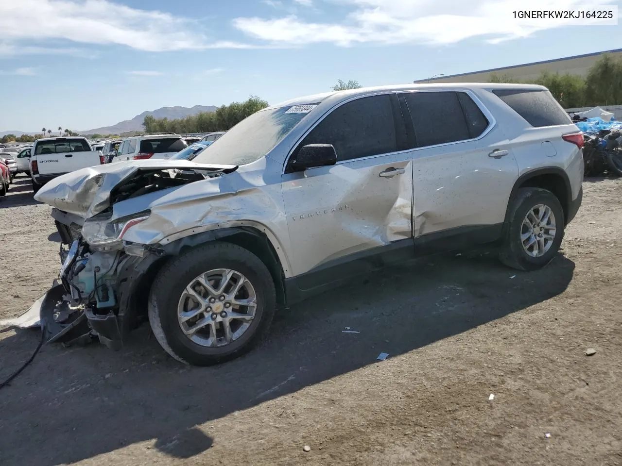 2019 Chevrolet Traverse Ls VIN: 1GNERFKW2KJ164225 Lot: 75761344