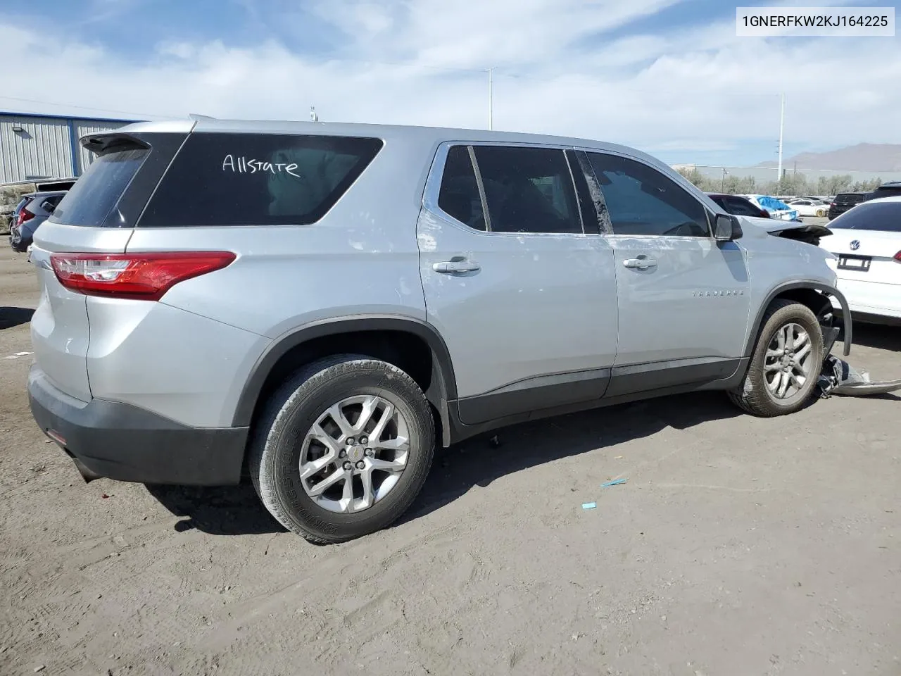 2019 Chevrolet Traverse Ls VIN: 1GNERFKW2KJ164225 Lot: 75761344