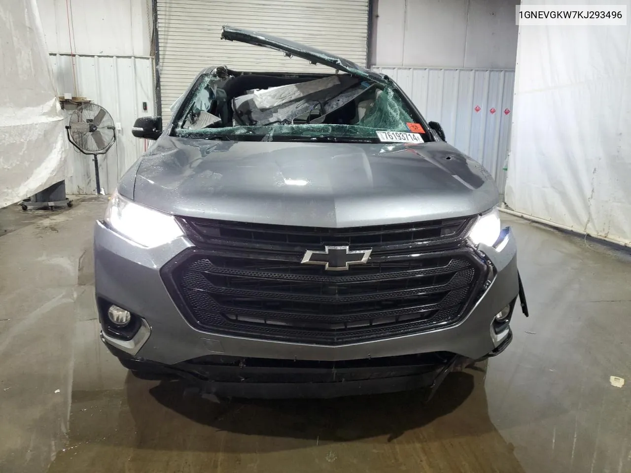 2019 Chevrolet Traverse Lt VIN: 1GNEVGKW7KJ293496 Lot: 76193714