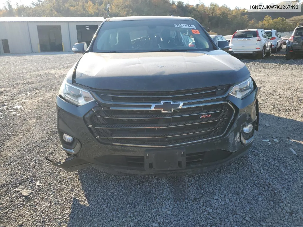 2019 Chevrolet Traverse High Country VIN: 1GNEVJKW7KJ267493 Lot: 76913544