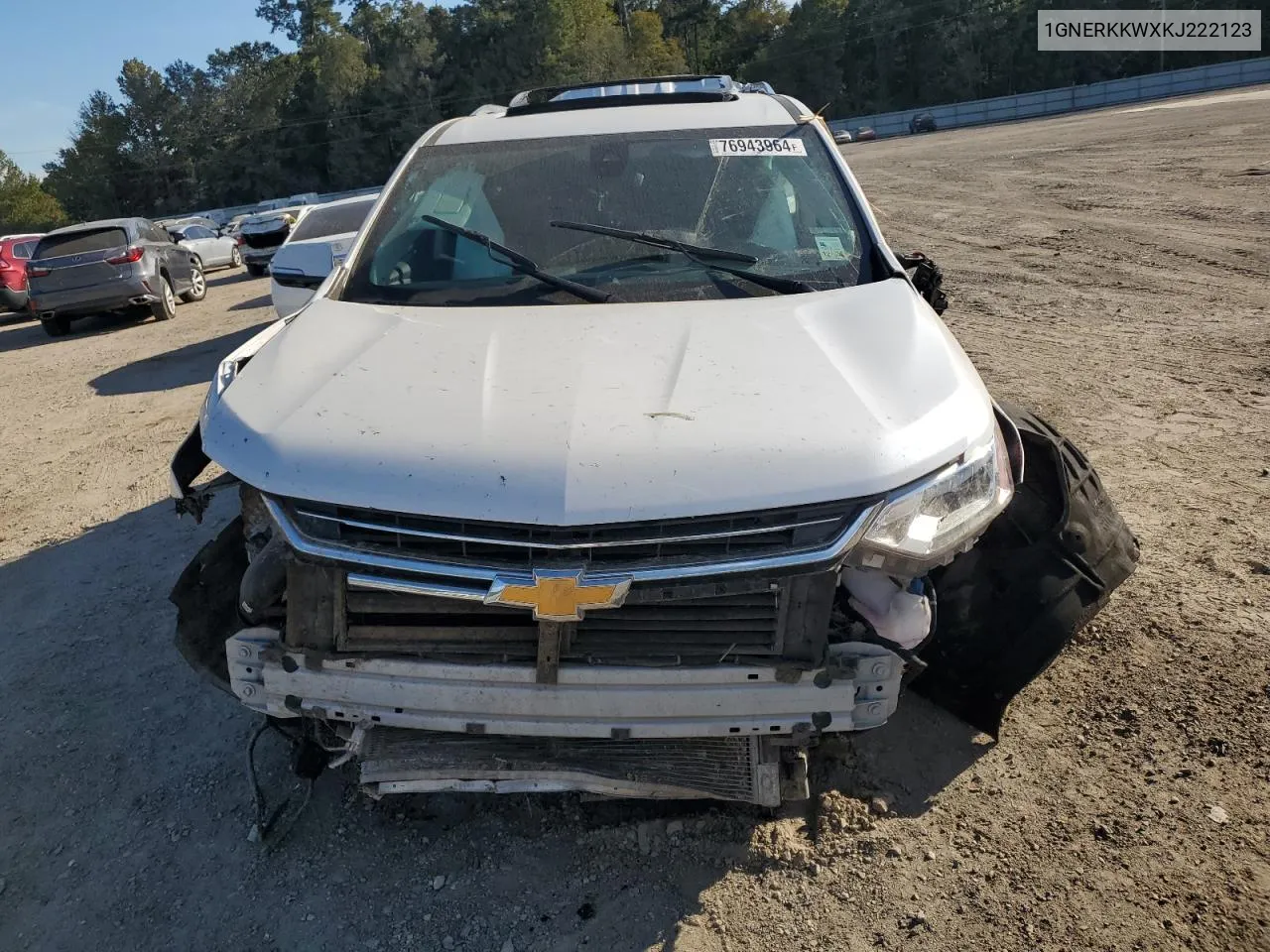 2019 Chevrolet Traverse Premier VIN: 1GNERKKWXKJ222123 Lot: 76943964