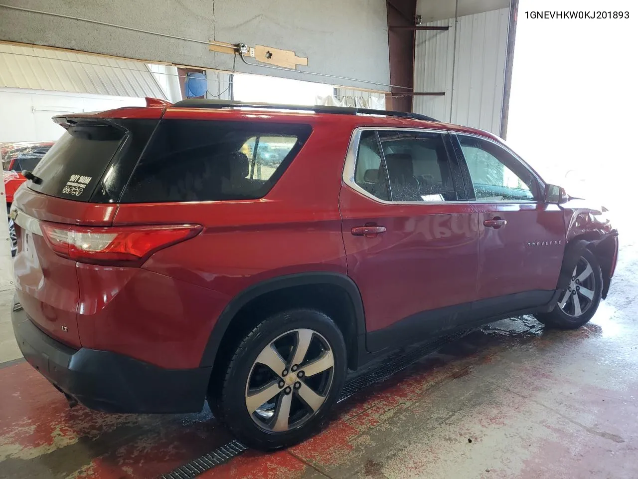 1GNEVHKW0KJ201893 2019 Chevrolet Traverse Lt