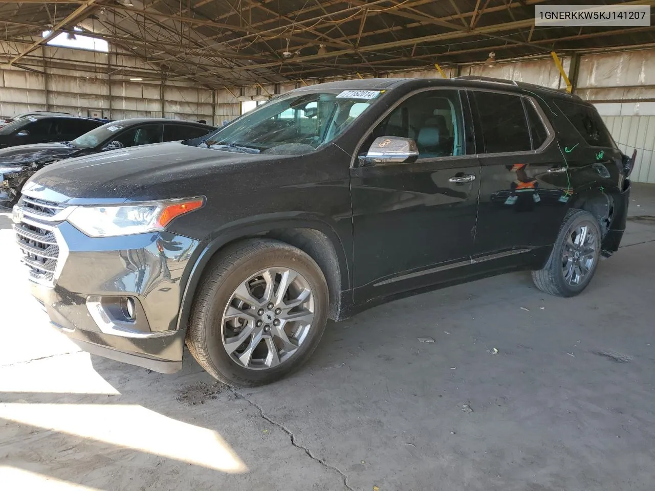 2019 Chevrolet Traverse Premier VIN: 1GNERKKW5KJ141207 Lot: 77162014