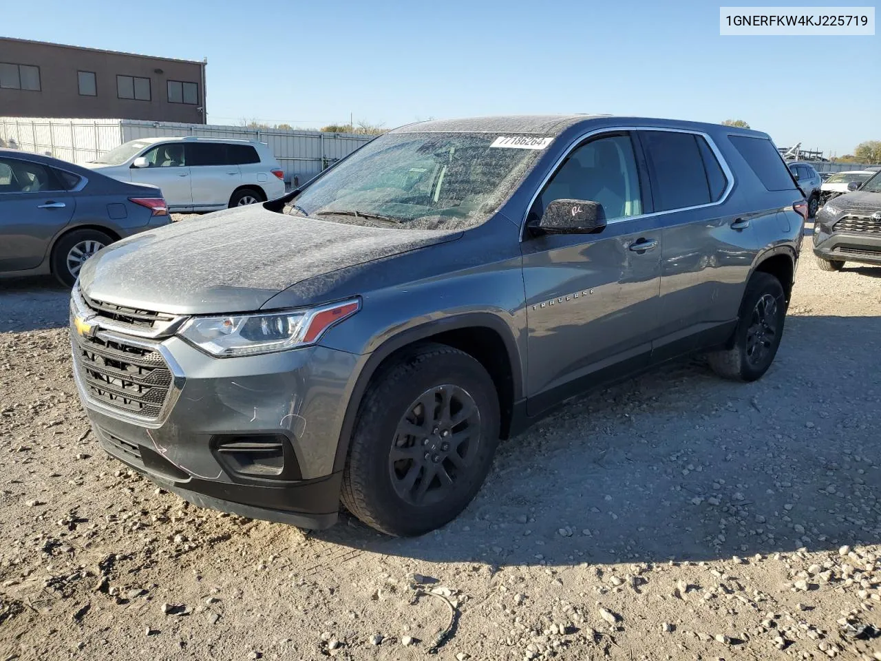 2019 Chevrolet Traverse Ls VIN: 1GNERFKW4KJ225719 Lot: 77186264