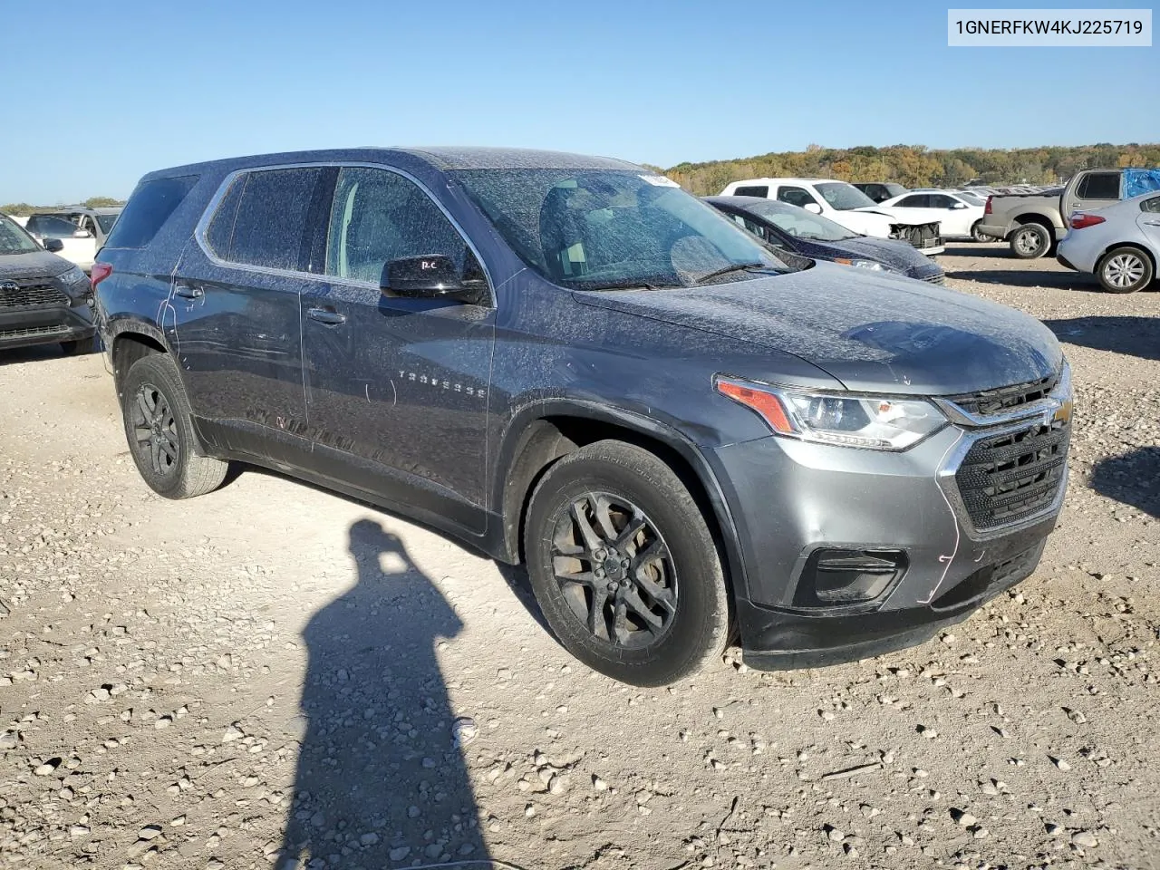 2019 Chevrolet Traverse Ls VIN: 1GNERFKW4KJ225719 Lot: 77186264