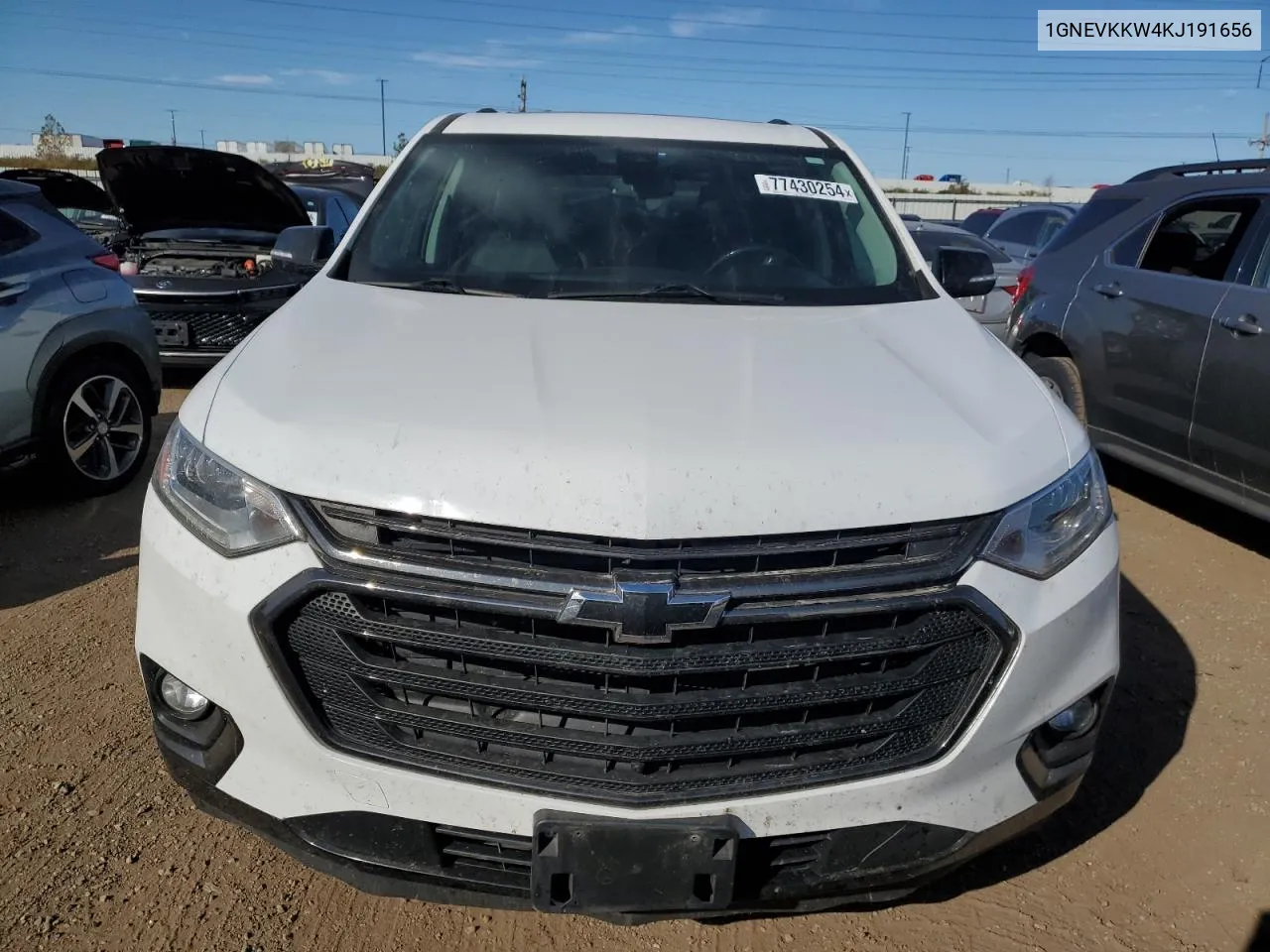 2019 Chevrolet Traverse Premier VIN: 1GNEVKKW4KJ191656 Lot: 77430254