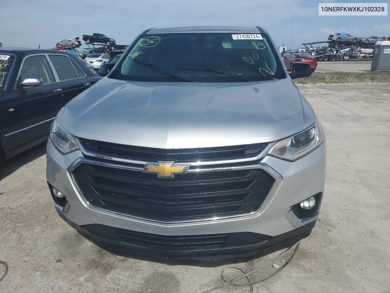 2019 Chevrolet Traverse Ls VIN: 1GNERFKWXKJ102328 Lot: 77430724