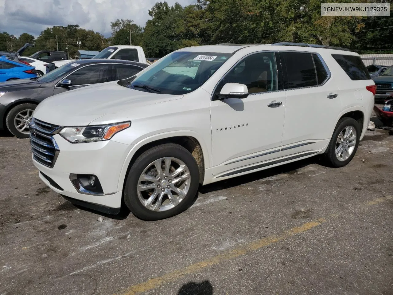 2019 Chevrolet Traverse High Country VIN: 1GNEVJKW9KJ129325 Lot: 78044564