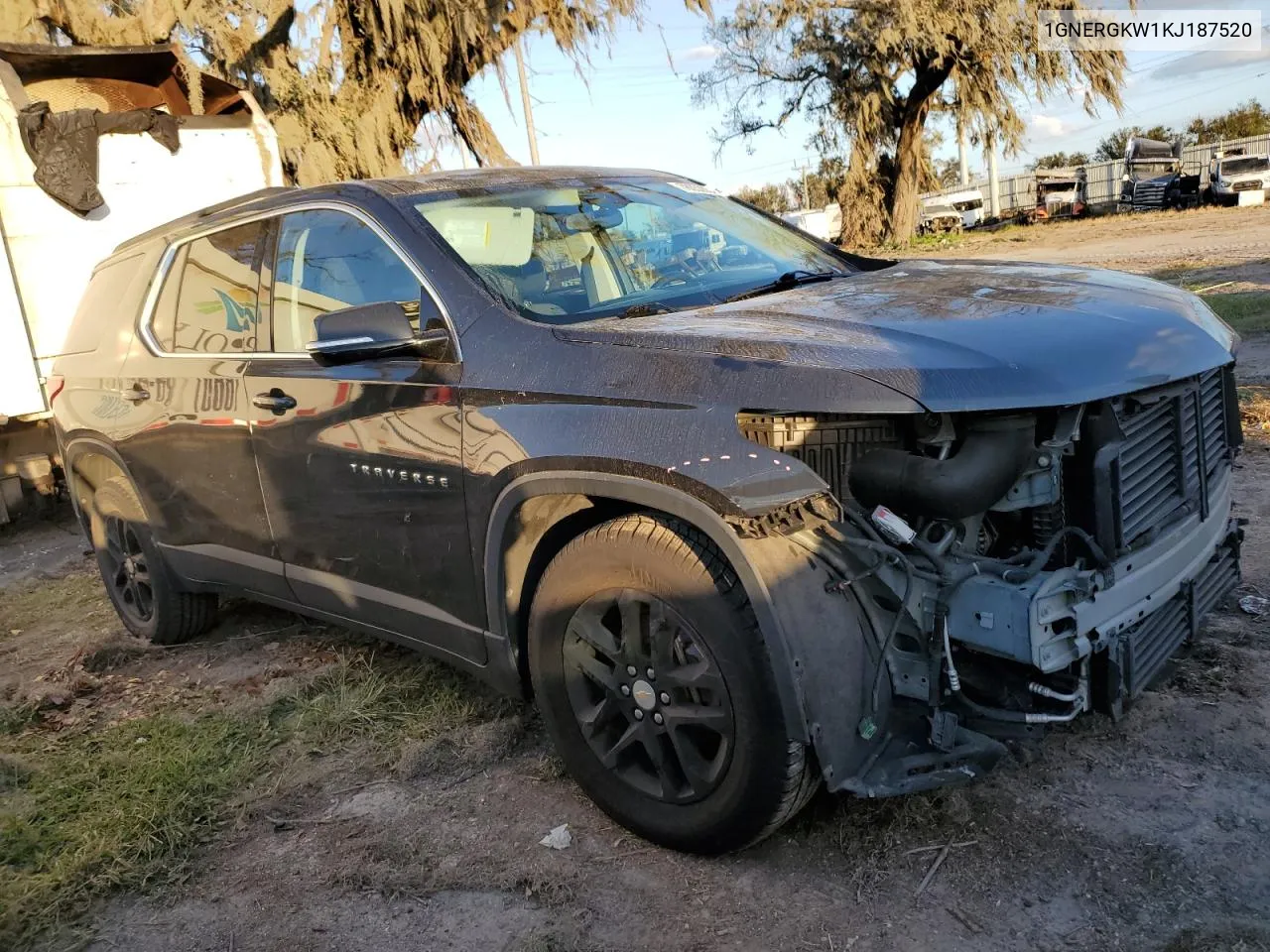 2019 Chevrolet Traverse Lt VIN: 1GNERGKW1KJ187520 Lot: 78052854