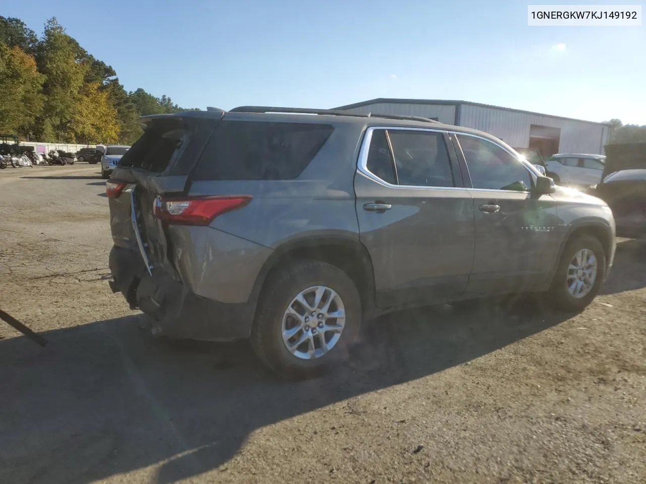 2019 Chevrolet Traverse Lt VIN: 1GNERGKW7KJ149192 Lot: 78090854