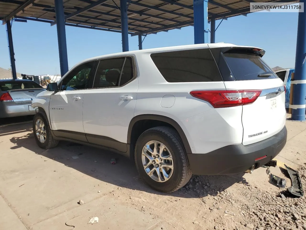 2019 Chevrolet Traverse Ls VIN: 1GNEVFKW1KJ311758 Lot: 78094254