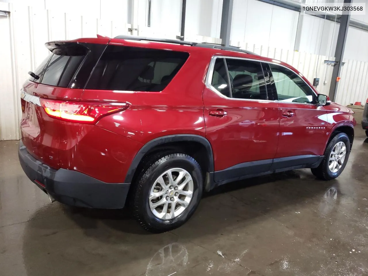 2019 Chevrolet Traverse Lt VIN: 1GNEVGKW3KJ303568 Lot: 78197574