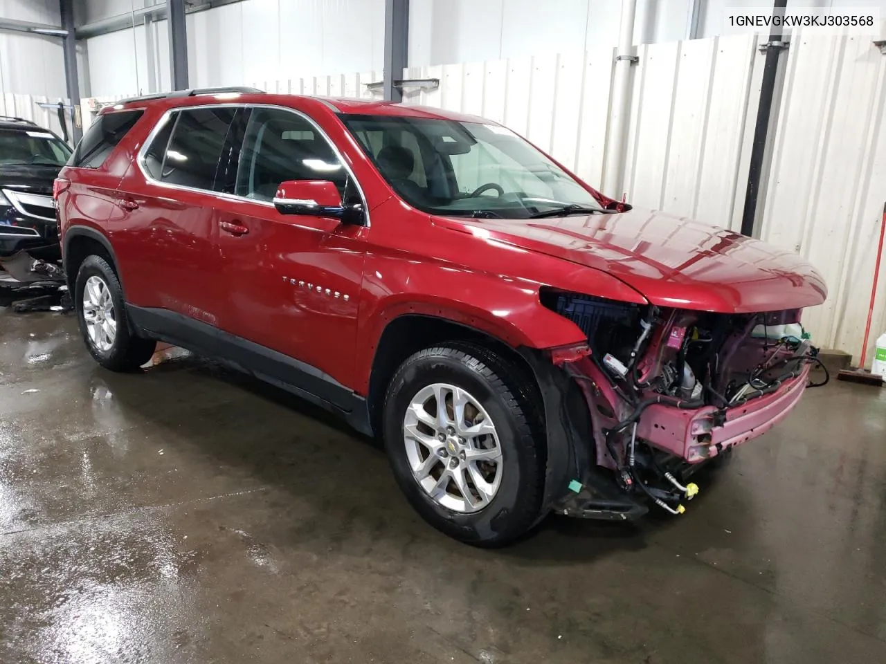 2019 Chevrolet Traverse Lt VIN: 1GNEVGKW3KJ303568 Lot: 78197574