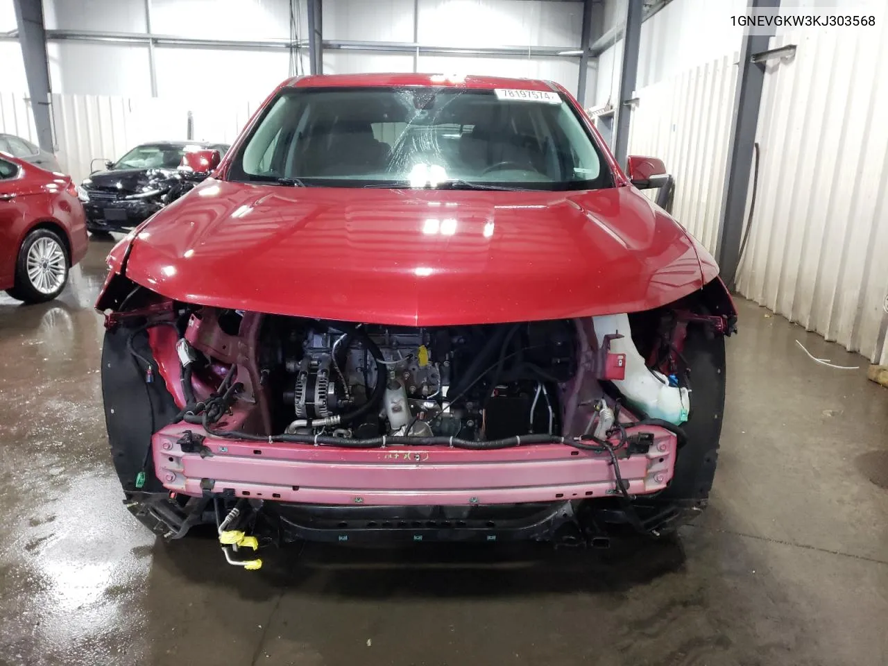 1GNEVGKW3KJ303568 2019 Chevrolet Traverse Lt