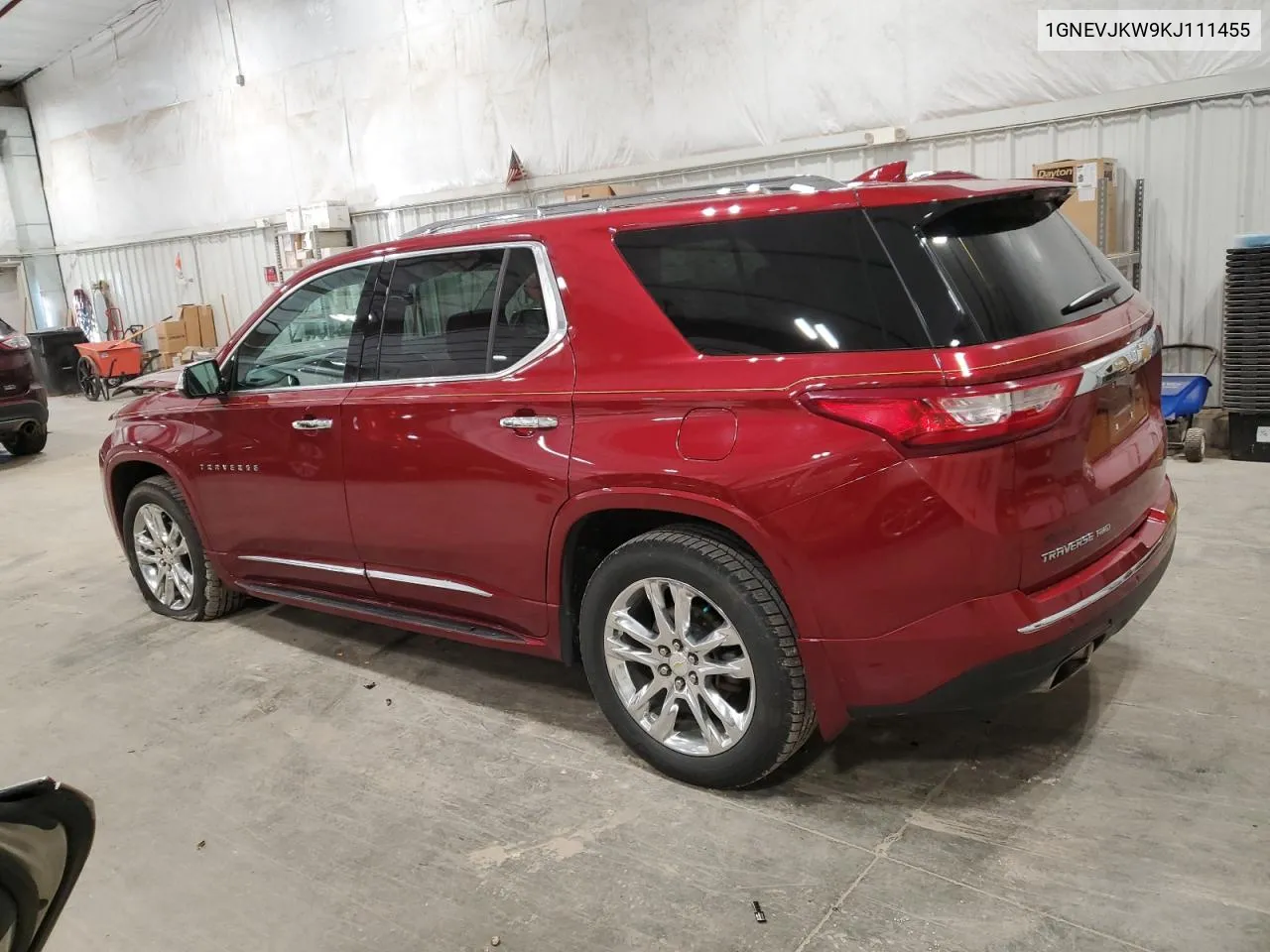 2019 Chevrolet Traverse High Country VIN: 1GNEVJKW9KJ111455 Lot: 78700394