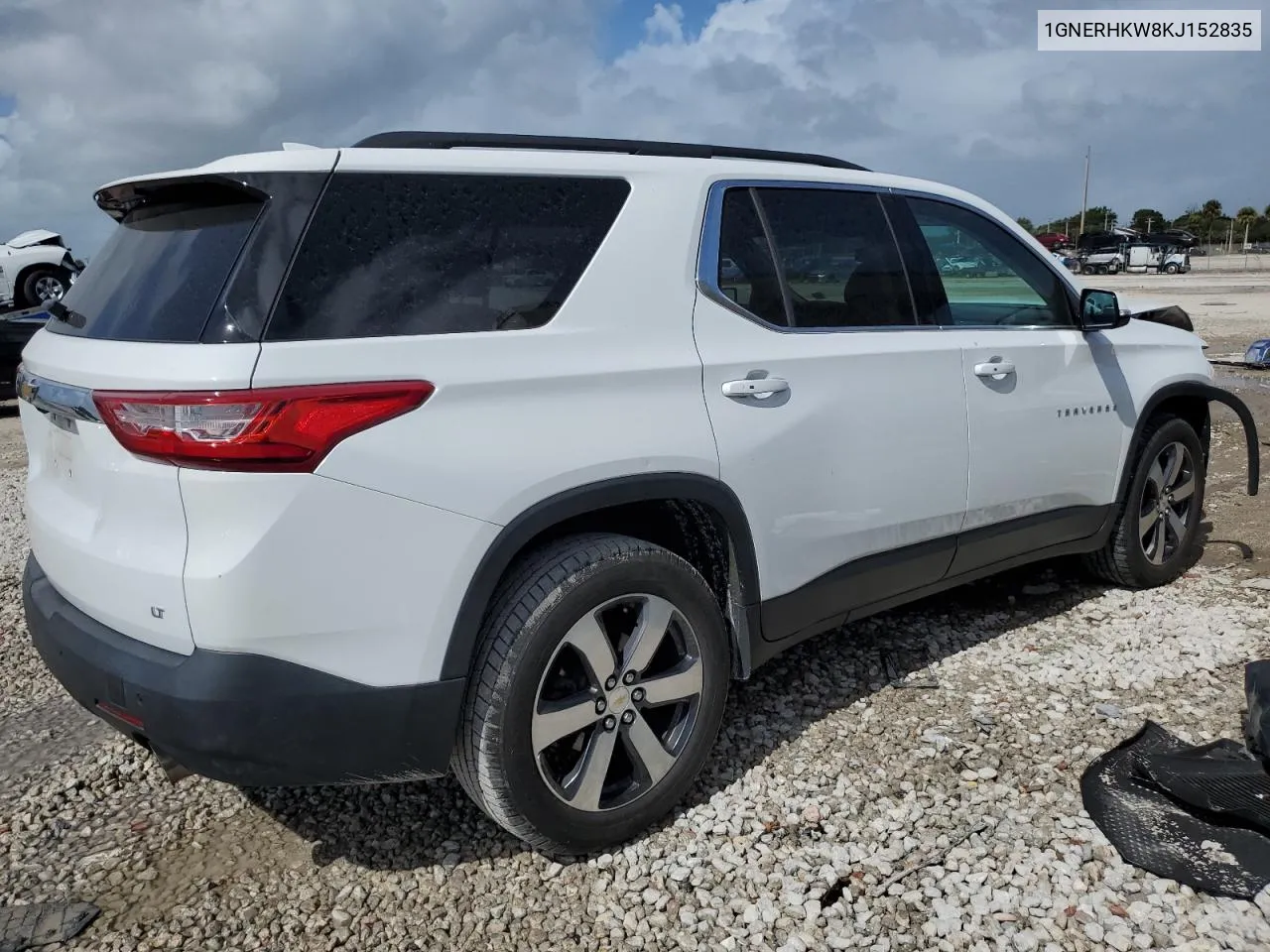 2019 Chevrolet Traverse Lt VIN: 1GNERHKW8KJ152835 Lot: 78742394