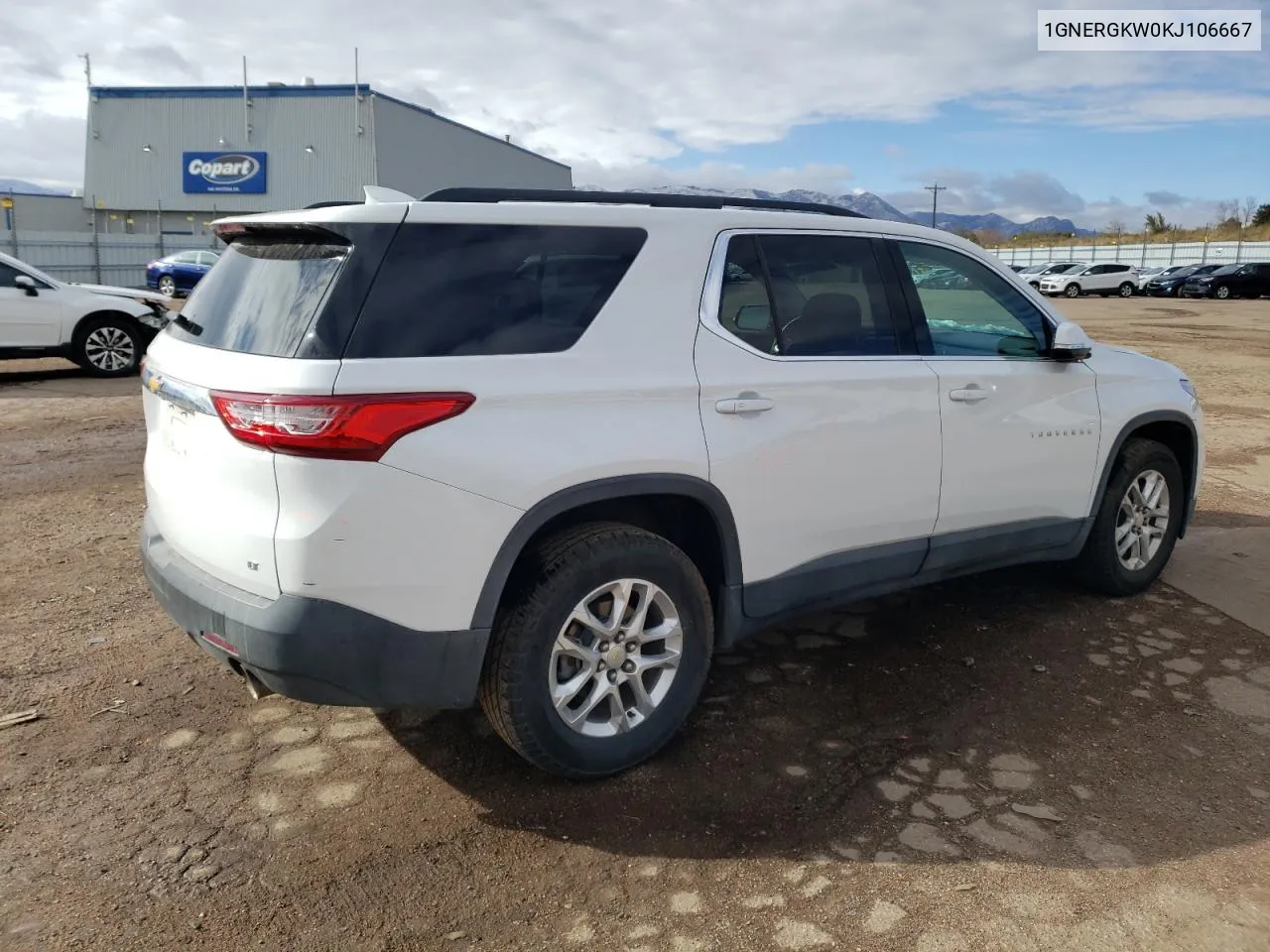 2019 Chevrolet Traverse Lt VIN: 1GNERGKW0KJ106667 Lot: 79026944