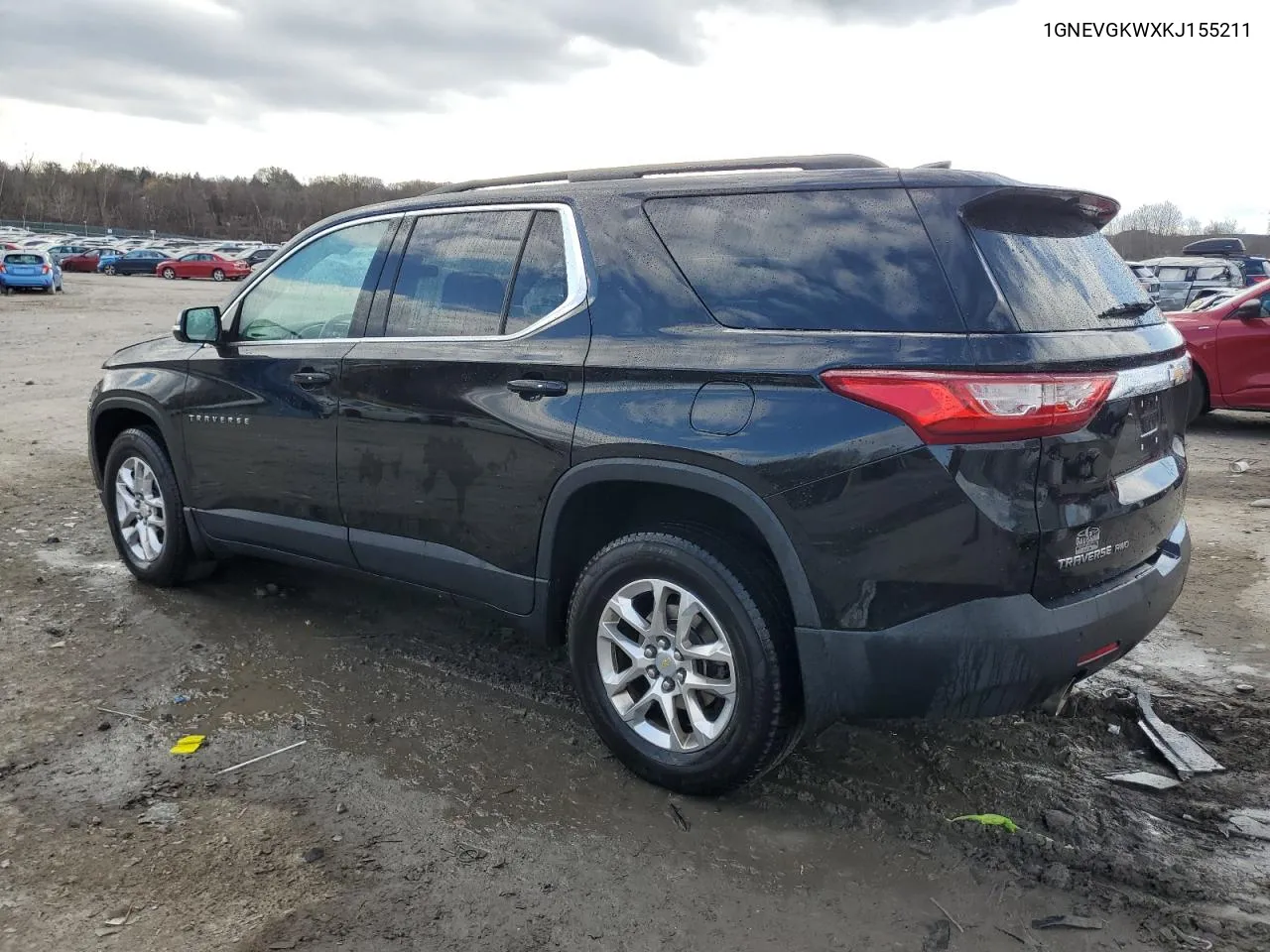 2019 Chevrolet Traverse Lt VIN: 1GNEVGKWXKJ155211 Lot: 79119504