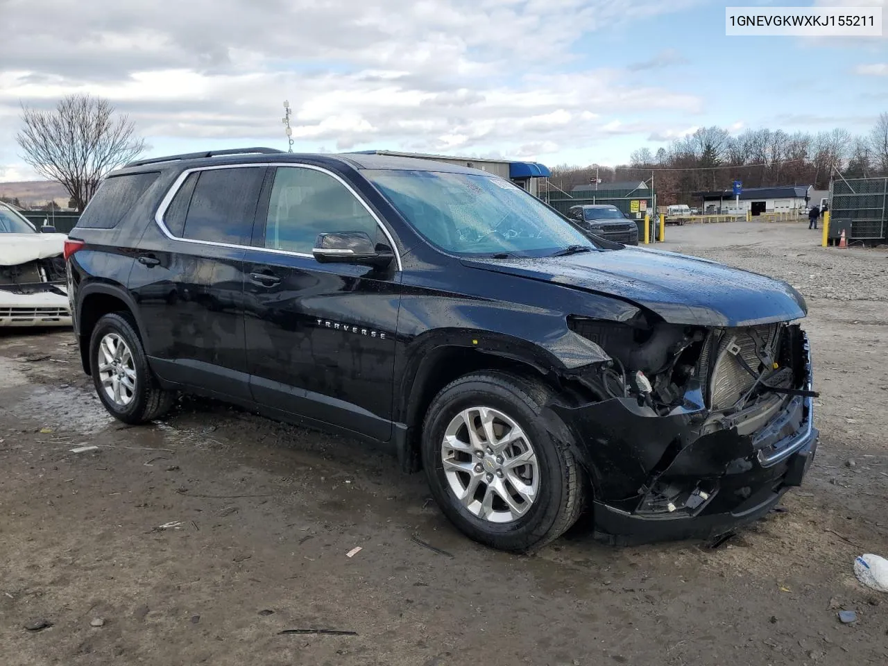 2019 Chevrolet Traverse Lt VIN: 1GNEVGKWXKJ155211 Lot: 79119504