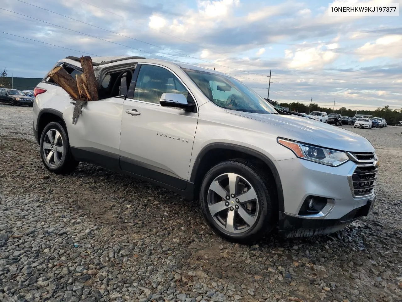 2019 Chevrolet Traverse Lt VIN: 1GNERHKW9KJ197377 Lot: 79143464