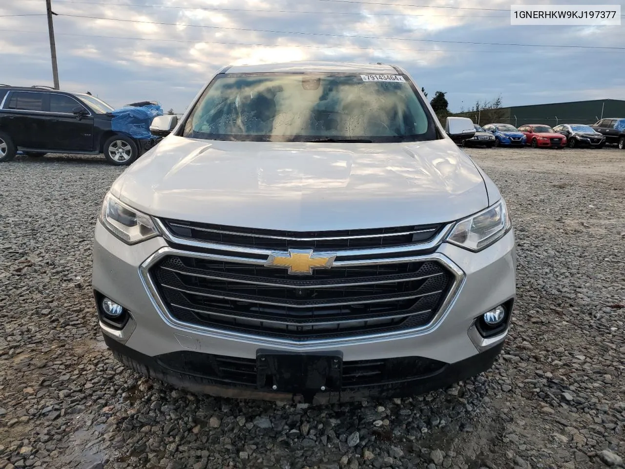 2019 Chevrolet Traverse Lt VIN: 1GNERHKW9KJ197377 Lot: 79143464