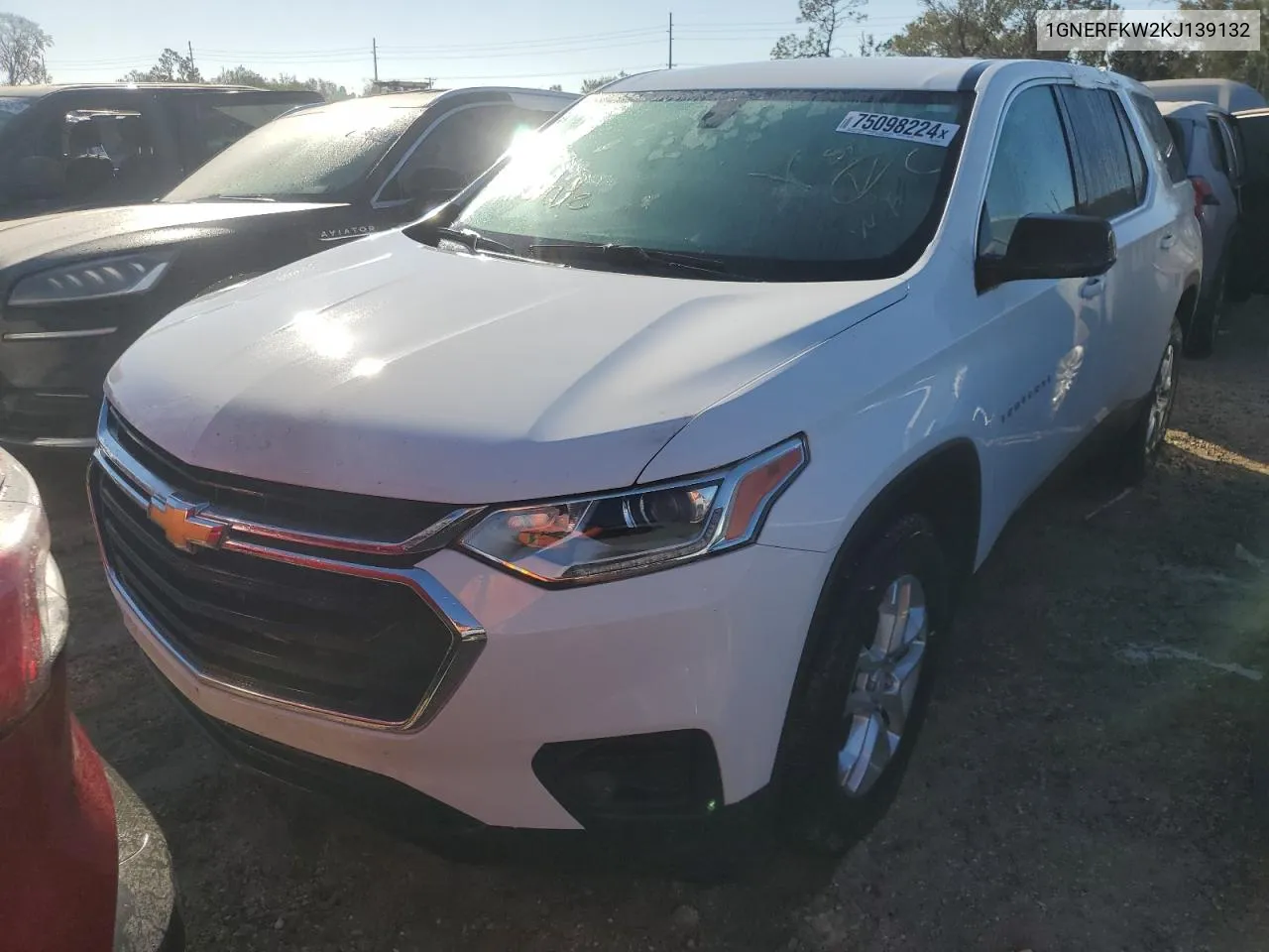 2019 Chevrolet Traverse Ls VIN: 1GNERFKW2KJ139132 Lot: 79291694