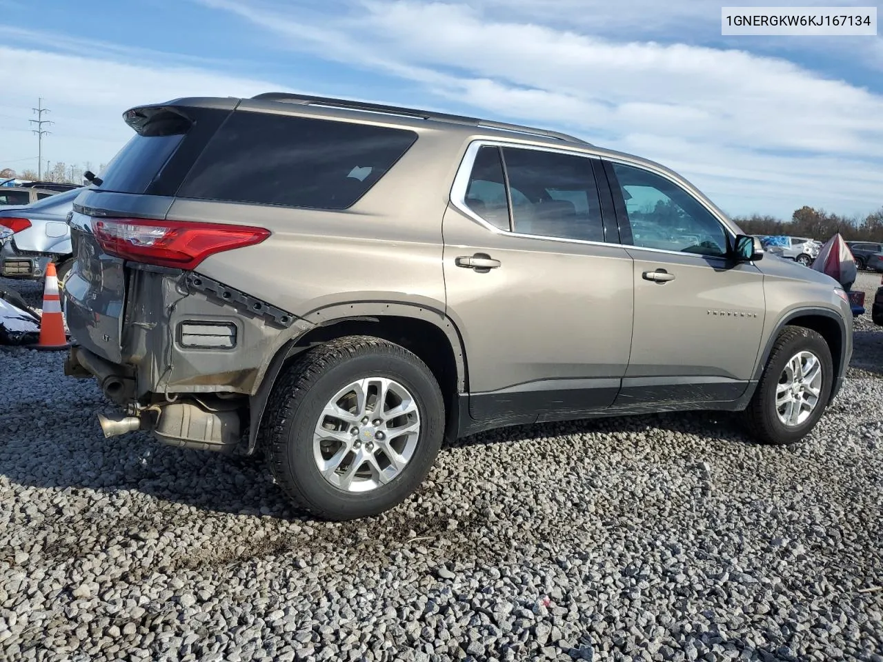 2019 Chevrolet Traverse Lt VIN: 1GNERGKW6KJ167134 Lot: 79557454