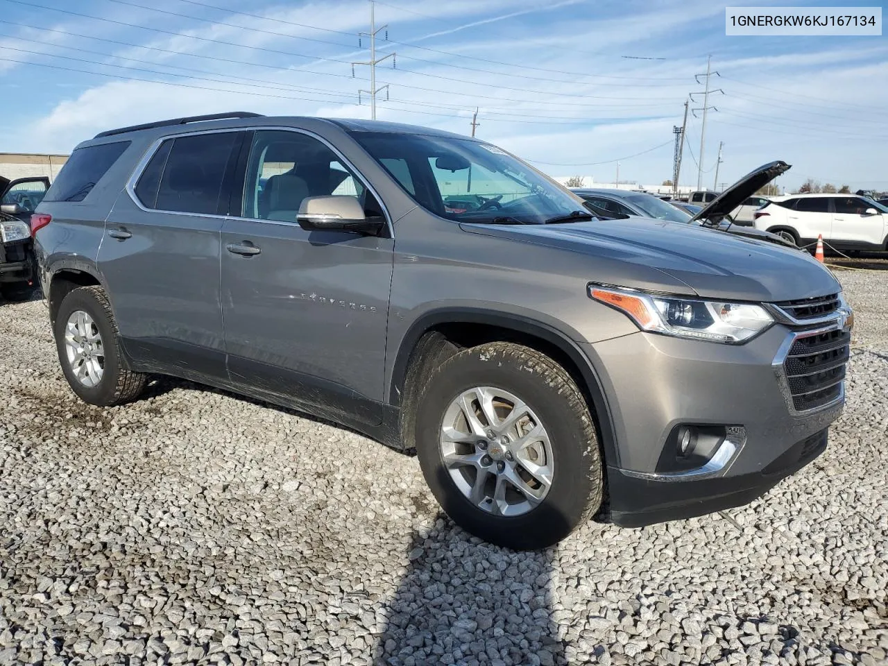 2019 Chevrolet Traverse Lt VIN: 1GNERGKW6KJ167134 Lot: 79557454