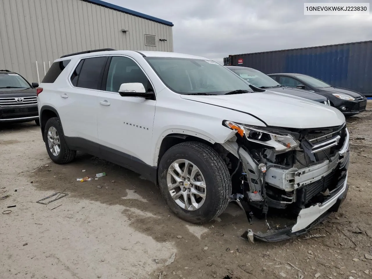 2019 Chevrolet Traverse Lt VIN: 1GNEVGKW6KJ223830 Lot: 79744964