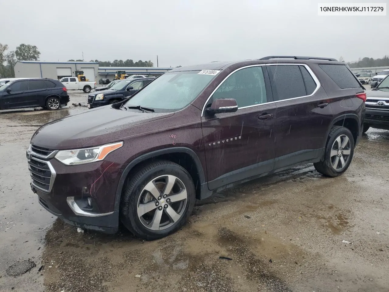 2019 Chevrolet Traverse Lt VIN: 1GNERHKW5KJ117279 Lot: 79761884