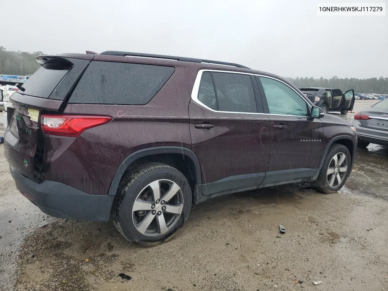 2019 Chevrolet Traverse Lt VIN: 1GNERHKW5KJ117279 Lot: 79761884