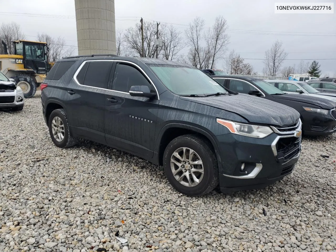 2019 Chevrolet Traverse Lt VIN: 1GNEVGKW6KJ227716 Lot: 80635234