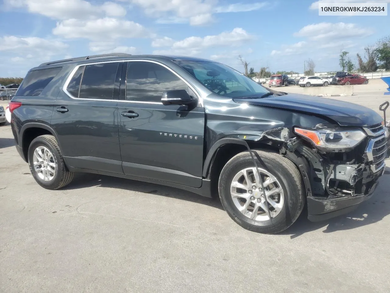 2019 Chevrolet Traverse Lt VIN: 1GNERGKW8KJ263234 Lot: 80725714